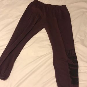 Maroon VS pink sweats!